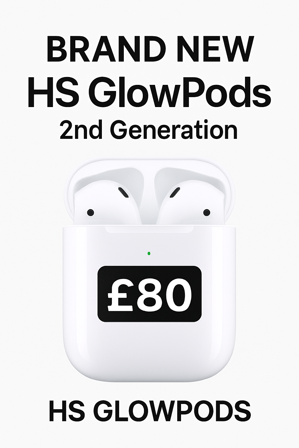 Glowpods - Minimalist Wireless AirPods