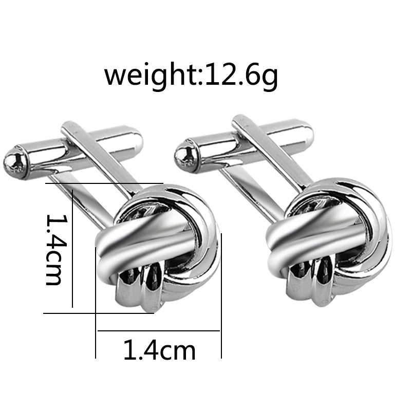 Elegant Flower Cufflinks - Hollow Design Men's Formal Accessories
