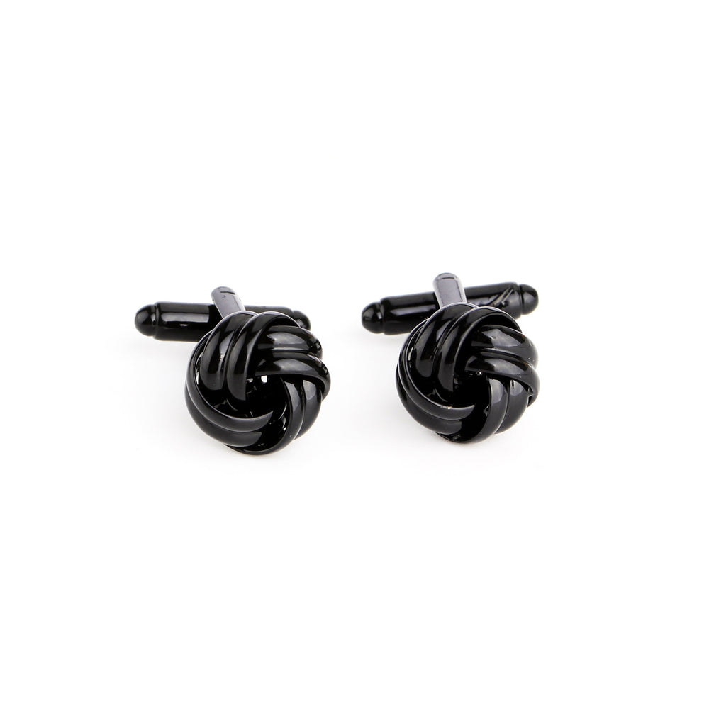 Elegant Flower Cufflinks - Hollow Design Men's Formal Accessories