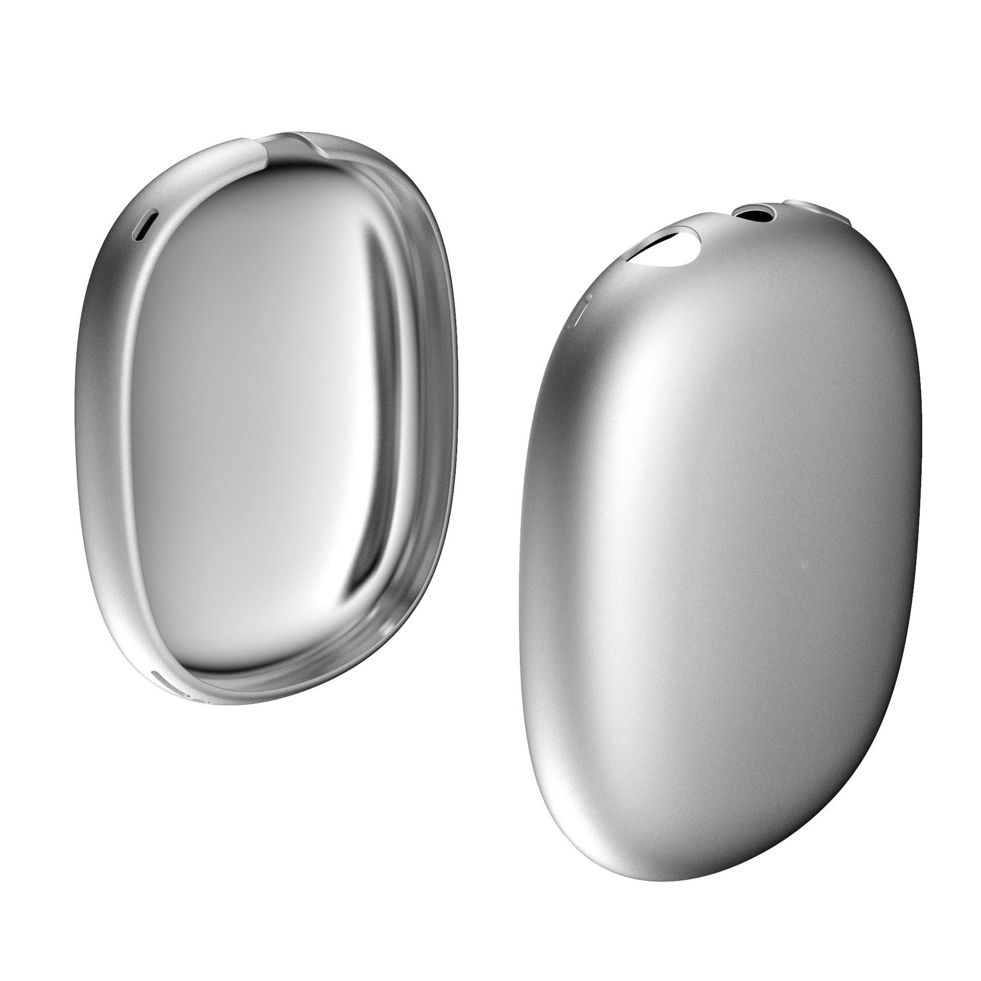 Electroplated Frosted Transparent Earphone Covers For Glowpods  Max