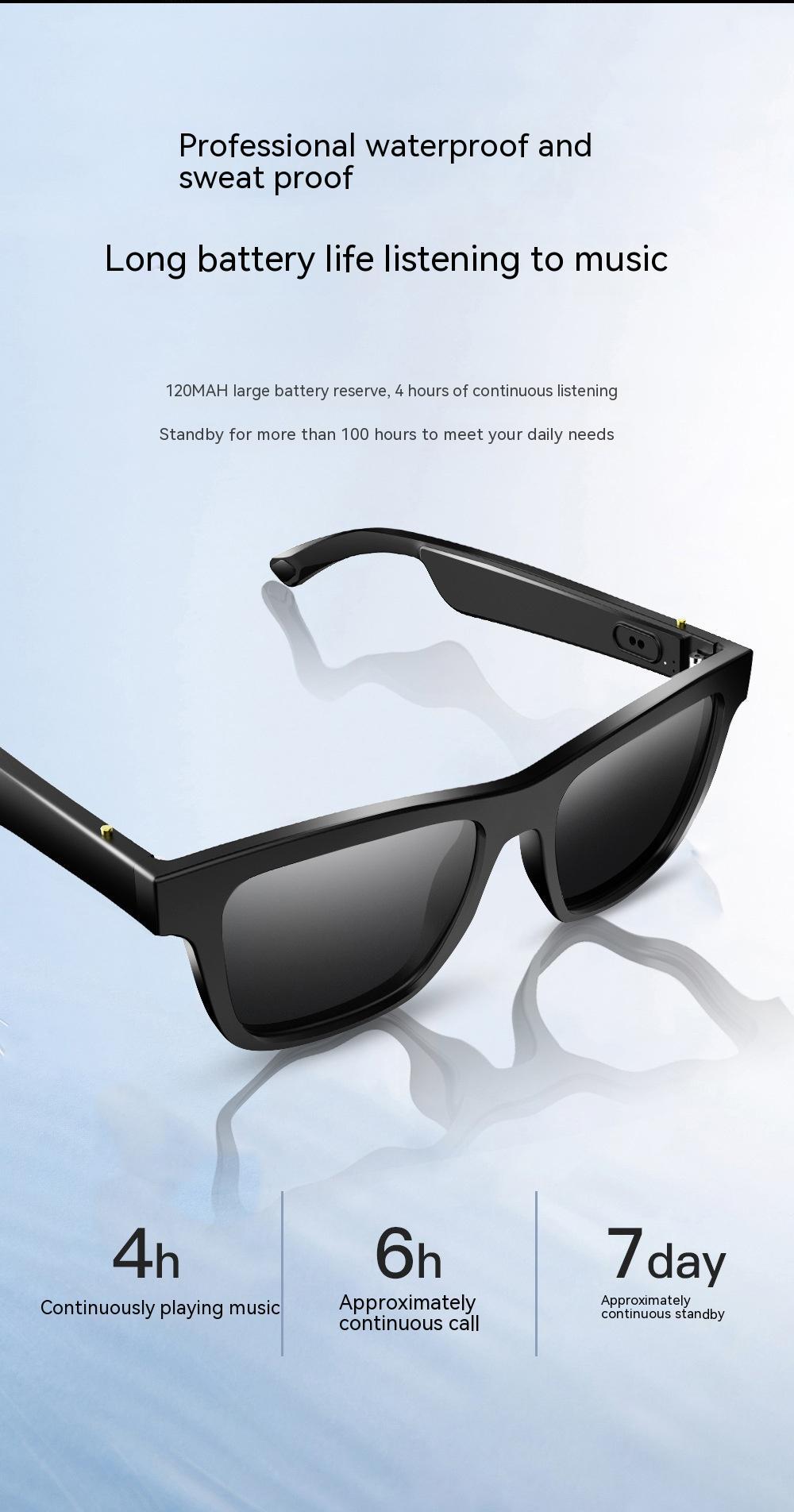 Smart Bluetooth Sunglasses - Wireless Audio Technology Eyewear