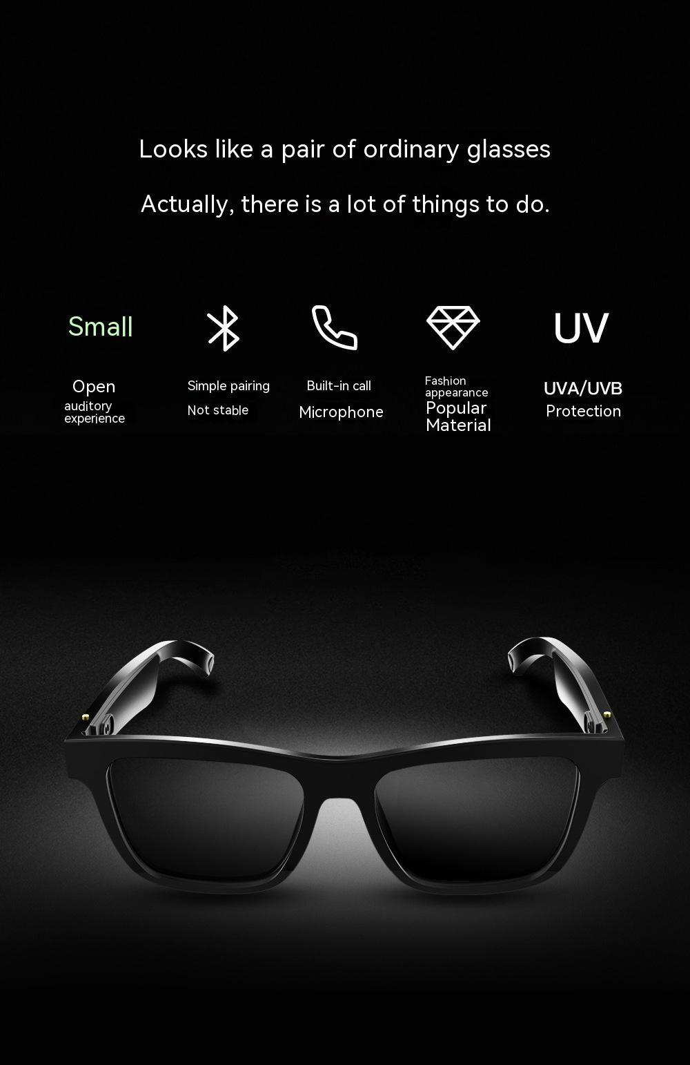 Smart Bluetooth Sunglasses - Wireless Audio Technology Eyewear