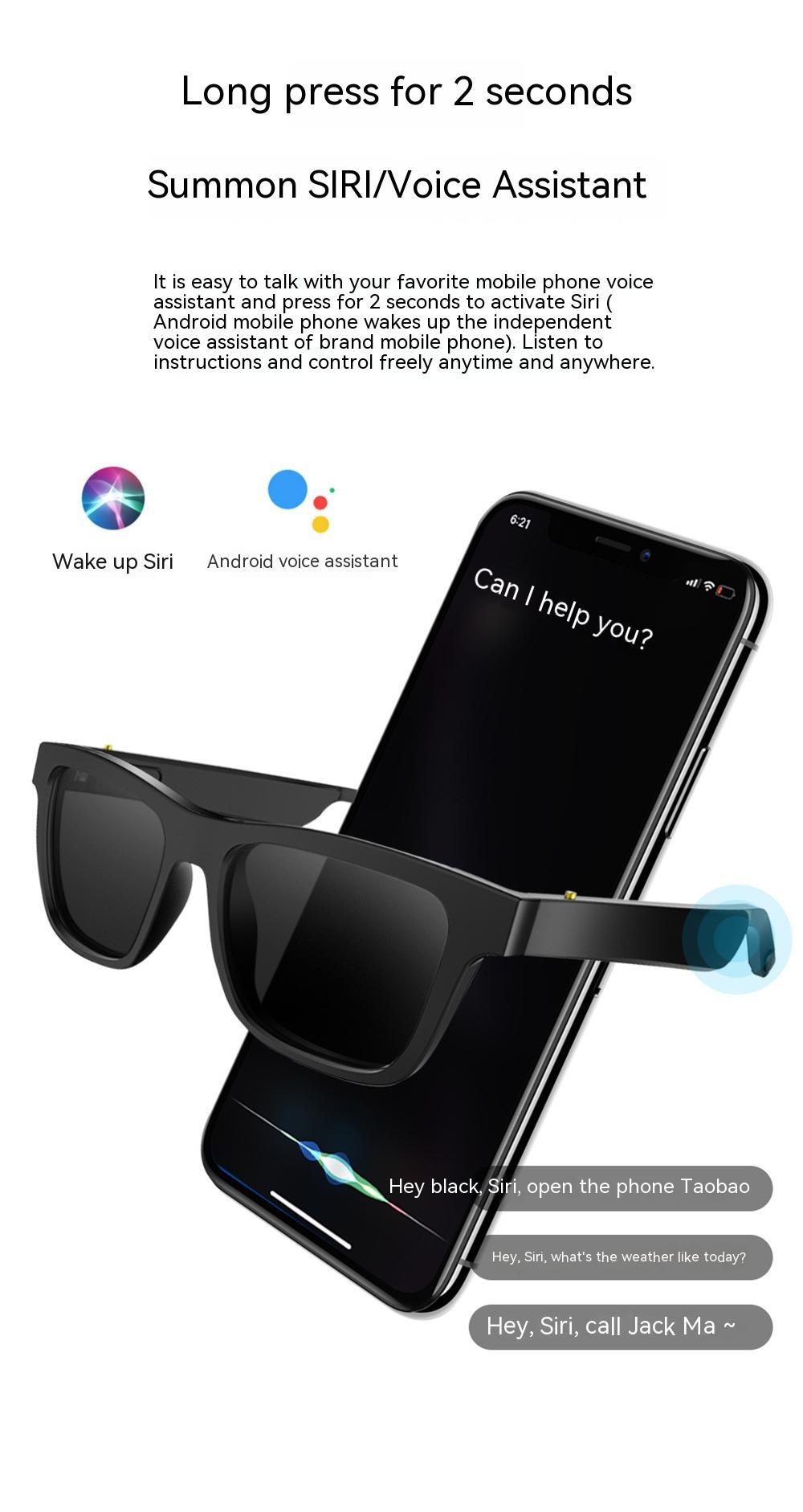 Smart Bluetooth Sunglasses - Wireless Audio Technology Eyewear