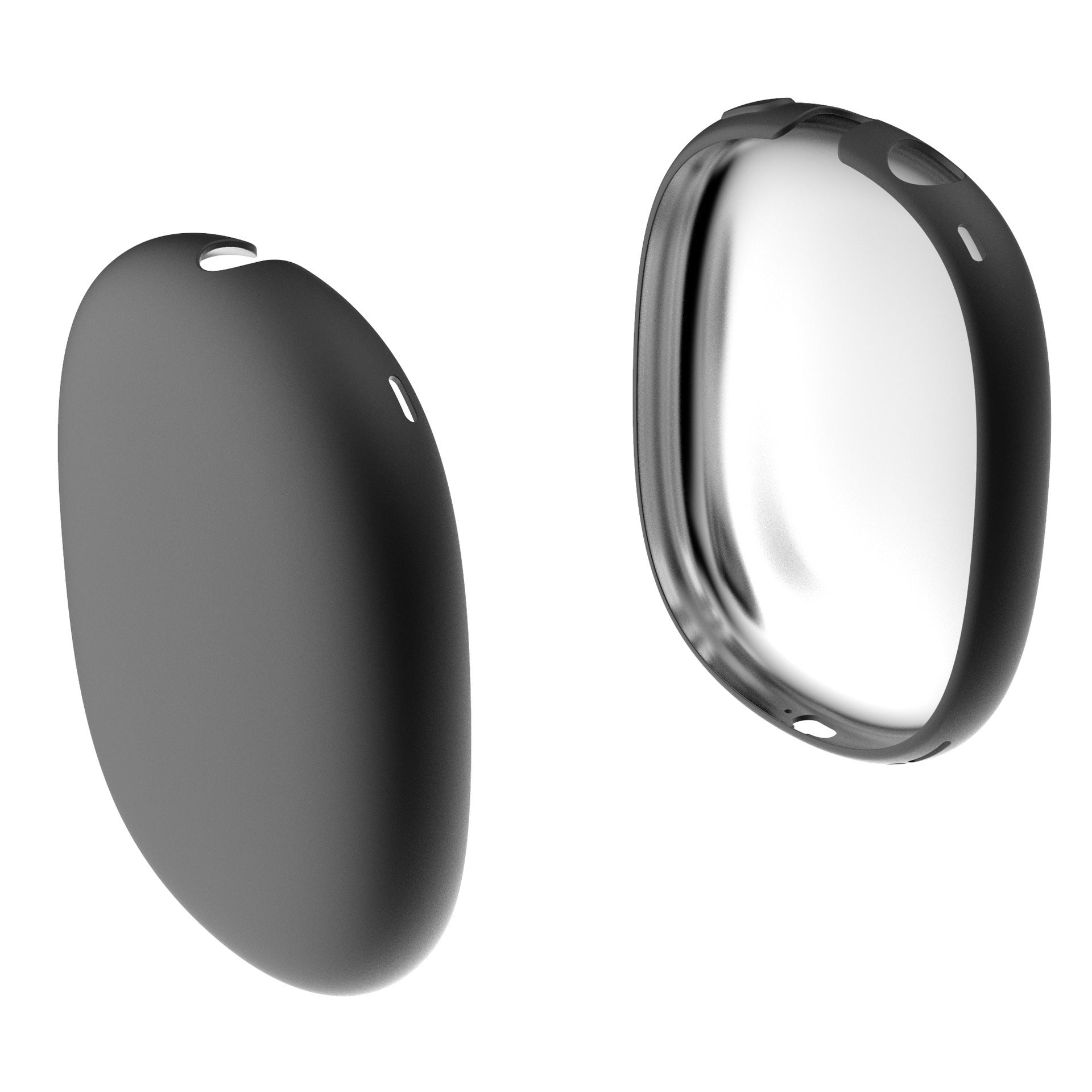 Electroplated Frosted Transparent Earphone Covers For Glowpods  Max
