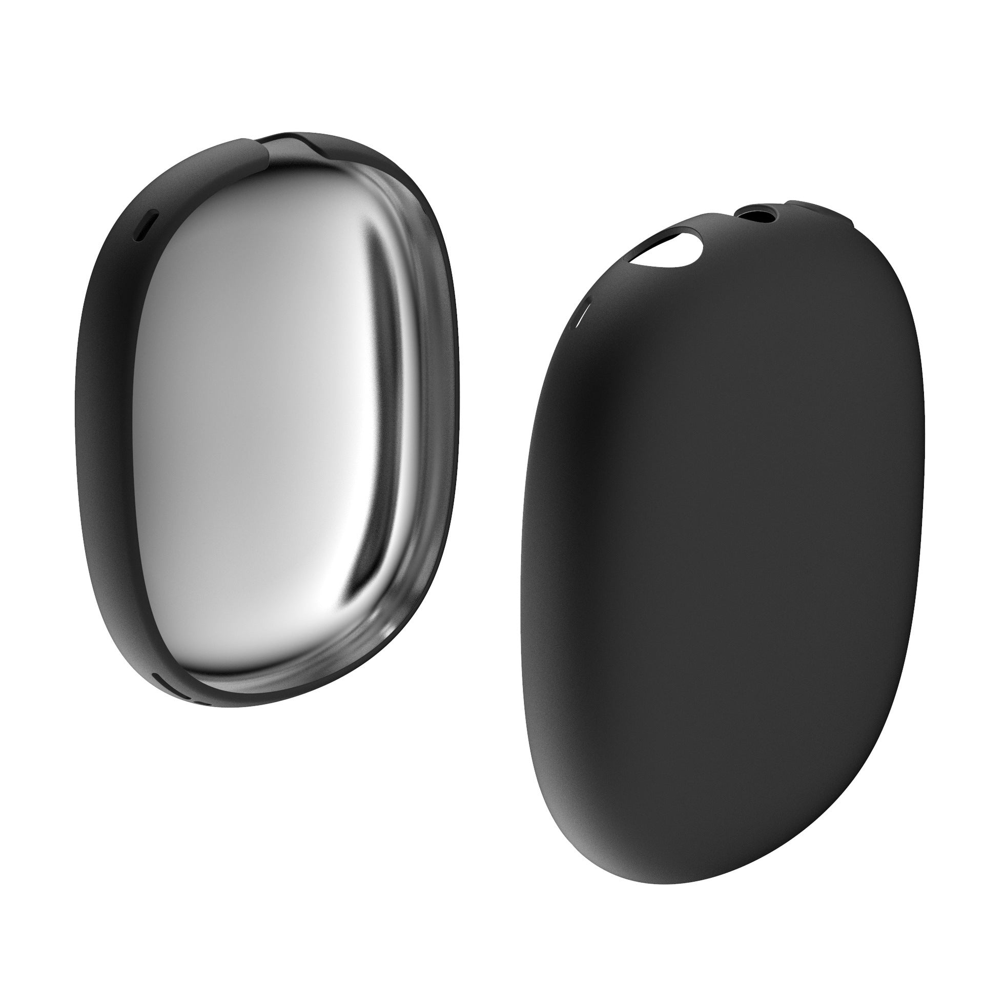 Electroplated Frosted Transparent Earphone Covers For Glowpods  Max
